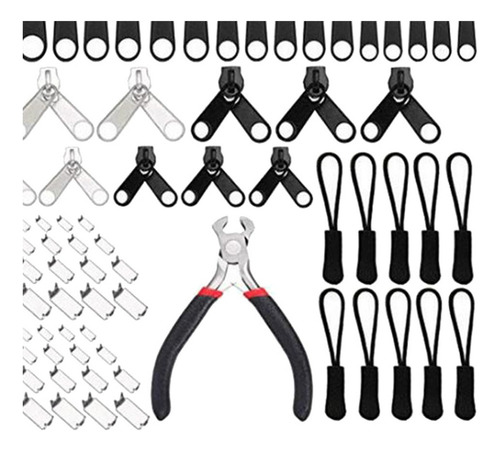 Kit De Reparación De Cremallera De Repuesto Pinzas De 183 Pi