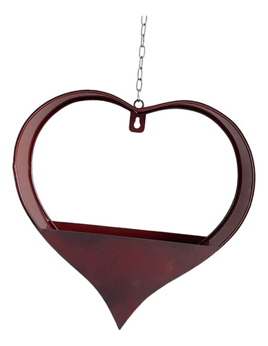 Maceta Colgante En Forma De Corazón, Maceta De Metal Para