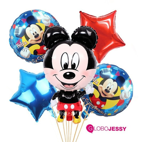 Globos De Mickey Or Minnie Con Helio