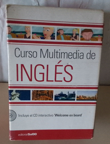 Curso Multimedia De Ingles, 14 Tomos Con Sus Respectivos Cd.