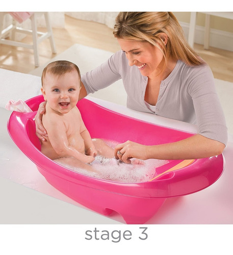 Bañera Tina Para Bebe Con Hamaca Y/o Malla 3 Etapas