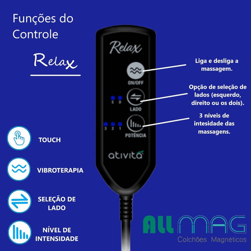Cama Box Queen Colchão D45 Magnético Massageador Cabeceira Cinza Escuro Cabeceira Cinza