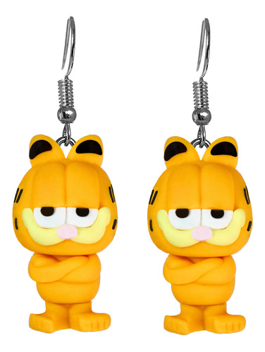 Aretes De Gato Naranja Comelón