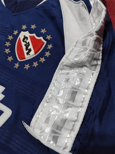 Camiseta Cai Independiente Topper Taranto Azul Suplente 2002 (Usado)