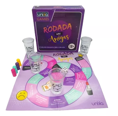 Jogo Rodada Das Amigas  Jogos de tabuleiro, Jogos, Jogos para festas