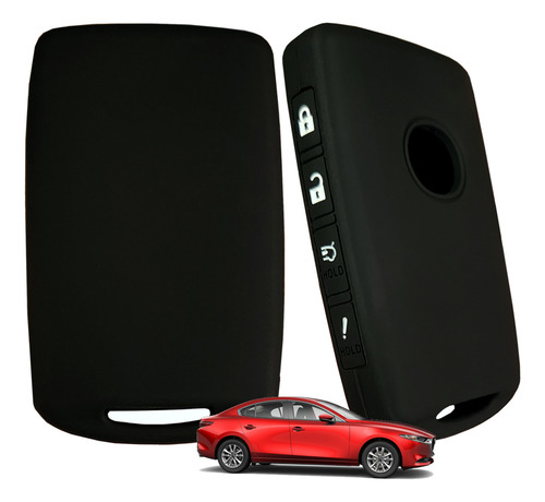 Funda Llave Silicon 4 Botones Mazda 3 Sedan 2024 2025