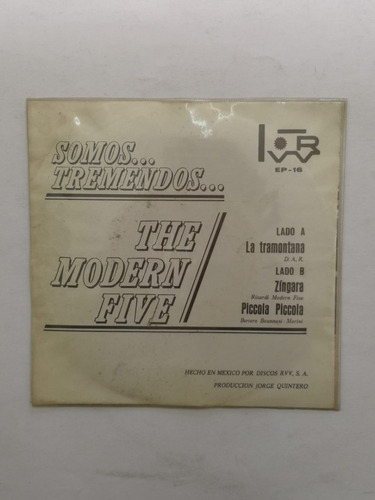 The Modern Five - Somos... Tremendos / Piccola Piccola (Usado)