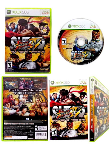 Super Street Fighter Iv 4 Xbox 360 En Español (Reacondicionado)