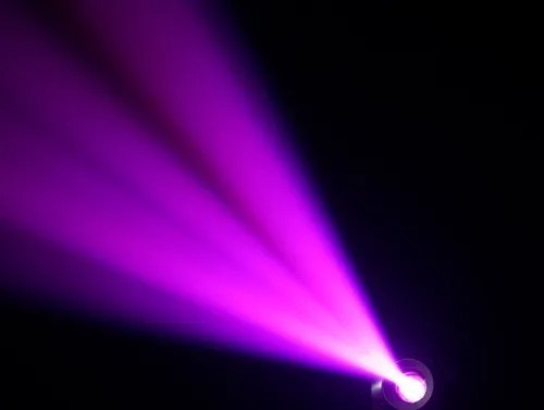 Cabezal Movil Tecshow Alfie Beam 100 Watt Blanco Rgb Dmx 220V Color Negro
