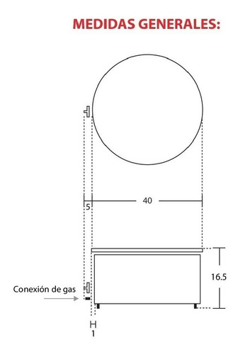 Crepera Galette Inmeza Galp Crepas Para Gas Lp Gris