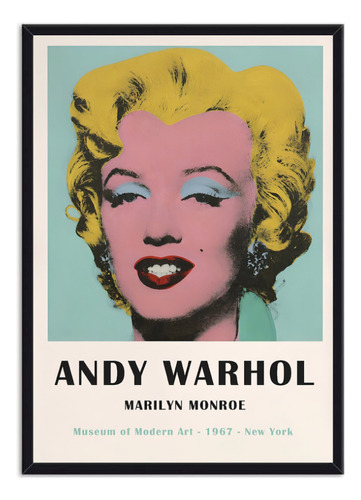 Cuadro Enmarcado - Póster Marilyn Monroe - Andy Warhol
