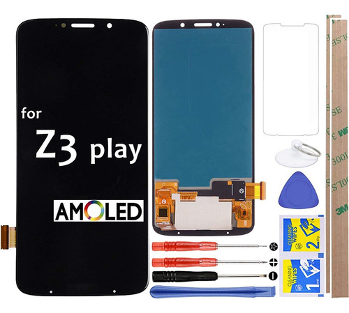 Pantalla Lcd De Repuesto Para Moto Z3 Play De 6.01 Pulgadas