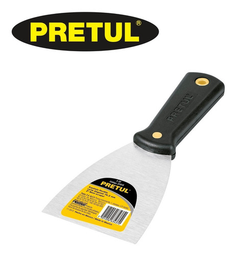 Imagen 3 de 9 de Espatula Flexible Ancho 2'' Hoja Corte Diagonal Pretul