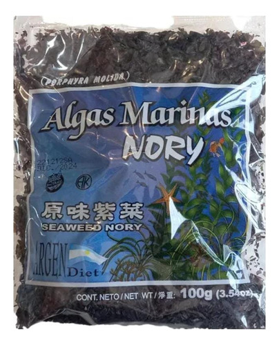 Sin Tacc / Algas Marinas Triturado - Nory - 100g. Argendiet.