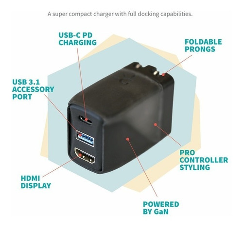 Genki Covert Dock Global Edition Switch Novo Com Adaptadores