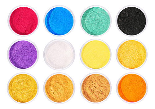 Set De Lentejuelas Para Uñas, 12 Colores, Serie Fluorescent