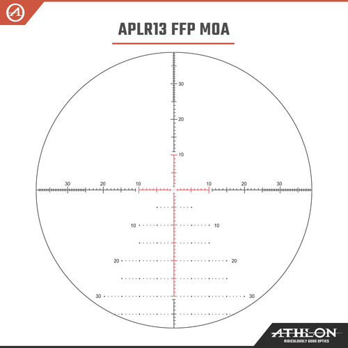 Mira De Rifle Athlon Optics Ares Btr Gen3 Aplr13 Ffp Ir Moa