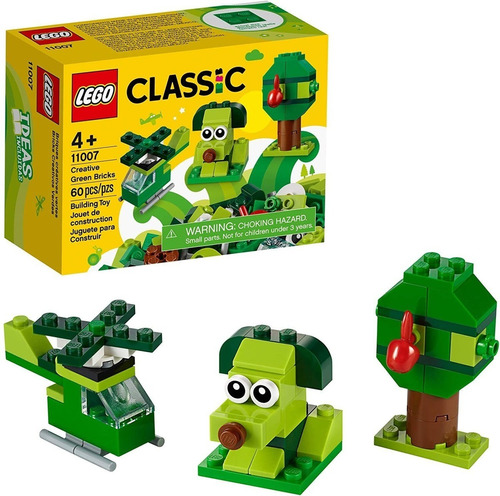 Conjunto Inicial Lego Classic - Peças Verdes Criativas