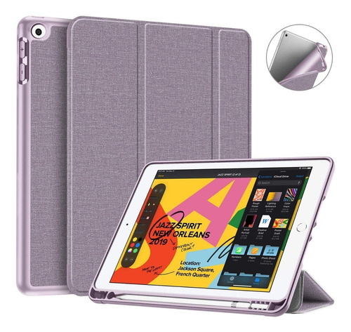Case Fintie Para iPad 10.2 7gen A2197 A2198 C/ Pen Holder Lv