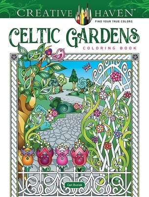 Libro Creative Haven Celtic Gardens Coloring Book - Buzia...