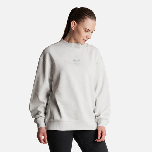 Poleron Mujer Ulmo Mid Point Crewneck Sweatshirt Gris Lippi