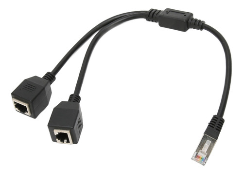 Cable Divisor Ethernet Rj45 De 1 A 2 Puertos Hembra Estable