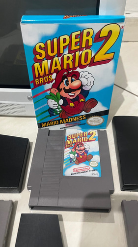 Lote 4 Mario Nes Em Ótimo Estado+ 1 Doublé Dragon (Usado)