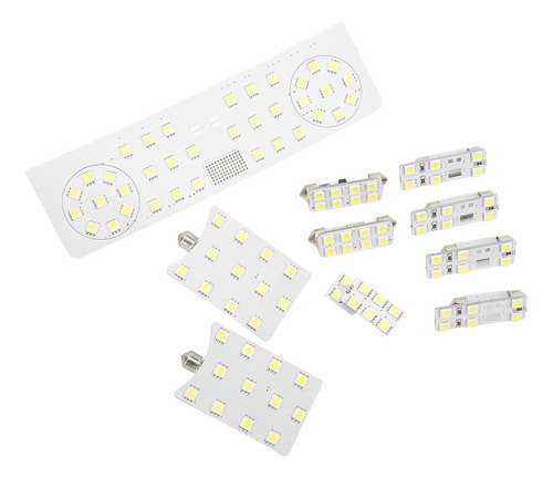 Luz Interior Del Coche 10pcs/set Smd 108leds Lectura Blanco