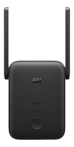 Imagen 1 de 2 de Access point, Range extender Xiaomi Mi RA75 negro 100V/240V