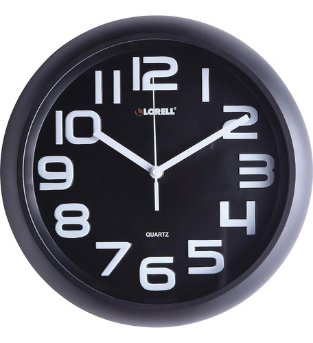 Lorell 61011 Reloj, Negro