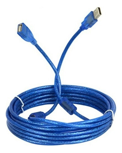 Cable Extension Usb 2.0 Macho Hembra 1.5 Metro Wi.usb Color Azul