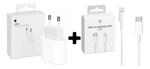 Cargador Para iPhone Tipo C + Cable Tipo C 20w