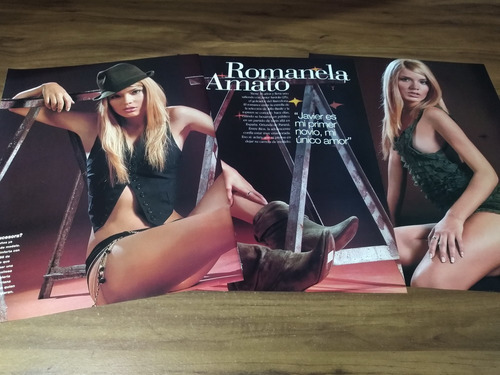 (ak424) Romanela Amato * Clippings Revista 3 Pgs * 2007 (Usado)