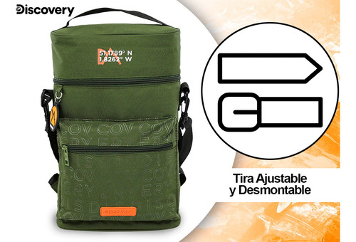 Bolso Matero Discovery Mochila Tira Desmontable Porta Termo