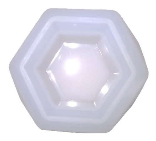 Molde De Silicon Macetas Hexagonal Para Suculentas