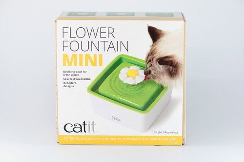 Bebedero Fuente Para Gatos Catit Mini Flower Fountain 1,5L