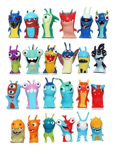 24pcs/set Slugterra Figura Modelo Juguete Regalo Para Niños 