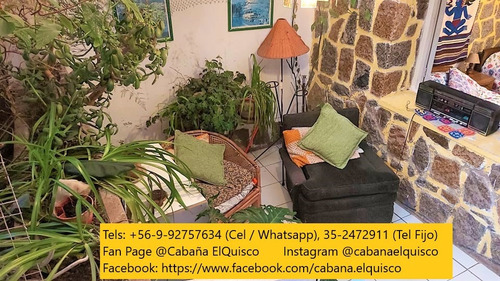 Imagen 3 de 15 de El Quisco Arriendo Casa 7 Pax Y Cabaña 4 Pax 3 Cuadras Playa