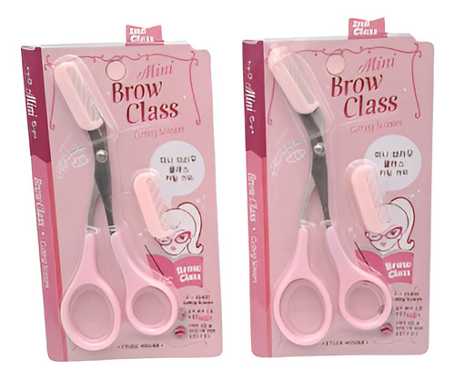 Tijera Para Cejas Con Peineta Set De 2 Unds