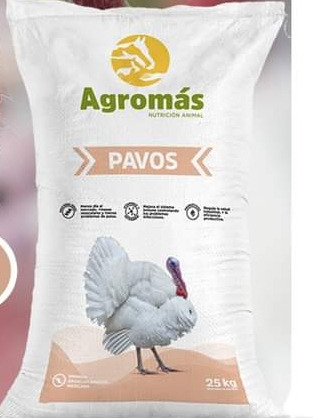 Alimento Para Pavo Engorda 25 Kg