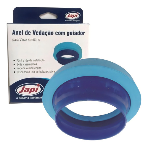 Anel De Vedação P/ Vaso Sanitário Com Guia Aromatizado Japi