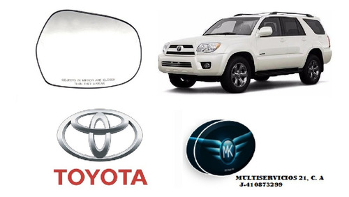 Espejo Retrovisor Luna 4runner 2006 2007 2008 2009 2010