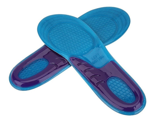 Imagen 2 de 8 de Plantilla Zapato Deportivo Caminar Correr Impact Gel Silicon