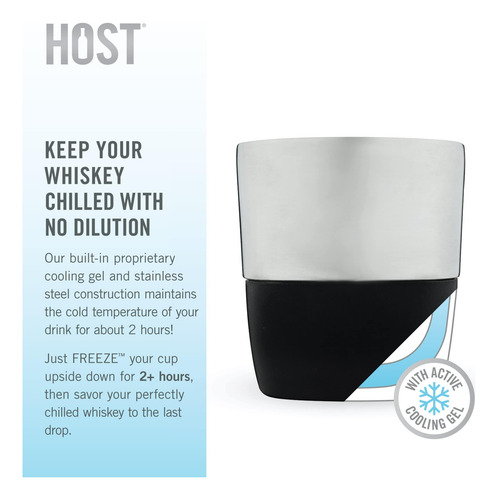 Host Whisky Congele, Pro Cups Para Cócteles, Tumblers De Con