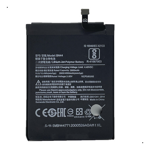 Flex Bateria Bn44 Compativel Com Xiaomi Redmi 5 Plus