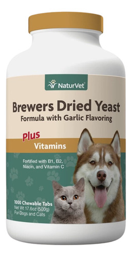  Brewers Vitamina Naturvet Perros Gatos X1000 Tabs Y A