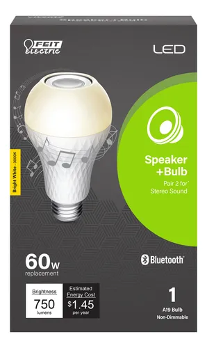 comprar Feit Electric Bombilla Led A19 Para Altavoz, Equivalente A .