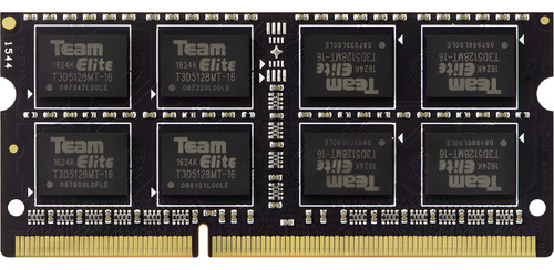 Memoria Ram Team Group Elite 8gb Ddr3l Sodimm 1600mhz Negra