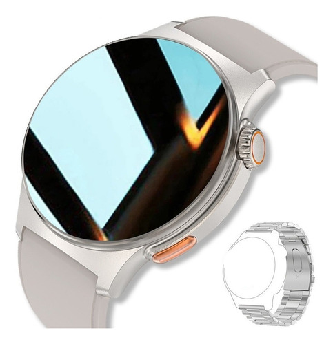 Fashion Reloj Inteligente Hombre Bluetooth Call Stainless