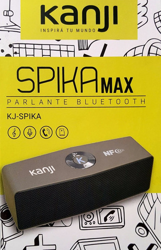 Imagen 2 de 10 de Parlante Portátil Bluetooth Kanji Spika Max